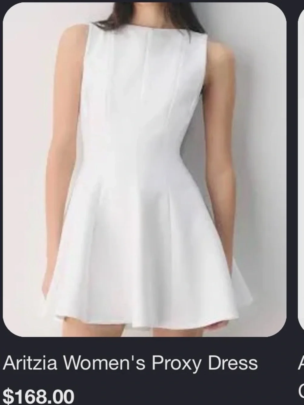 Aritzia White Dress
